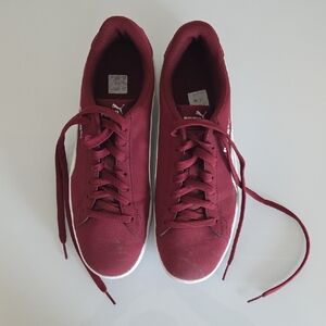 Puma Men's Deep Red Sneakers Size 10